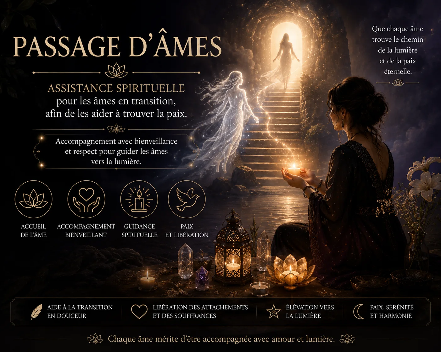 Passage d’âmes et lumière spirituelle